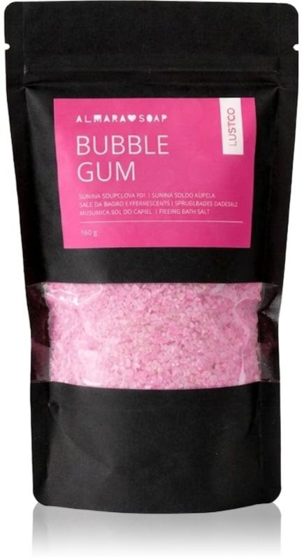 Almara Soap Bath Salt Bubble Gum sels de bain colorés 180 g