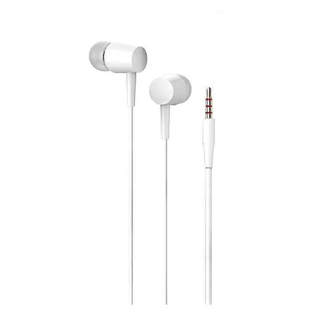 Denmen Universal Headphones Dr02 Jack 3.5 In-Ear Autentic Sound Bass (Kabelgebunden) (DR02 WHITE)