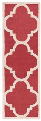SAFAVIEH Handmade Cambridge Rosy Modern Moroccan Wool Rug