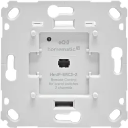 Homematic IP, Lichtschalter + Storenschalter, HmIP Wandtaster– 2-fach,HmIP-BRC2-2