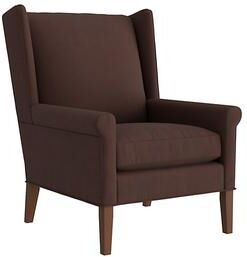 Tacoma Leather Chair - Chocolate Leather, Chocolate Sierra - Ballard Designs