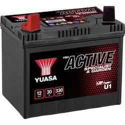 Yuasa Garden Autobatterie 12 V 30 Ah Poltyp: T4 U1