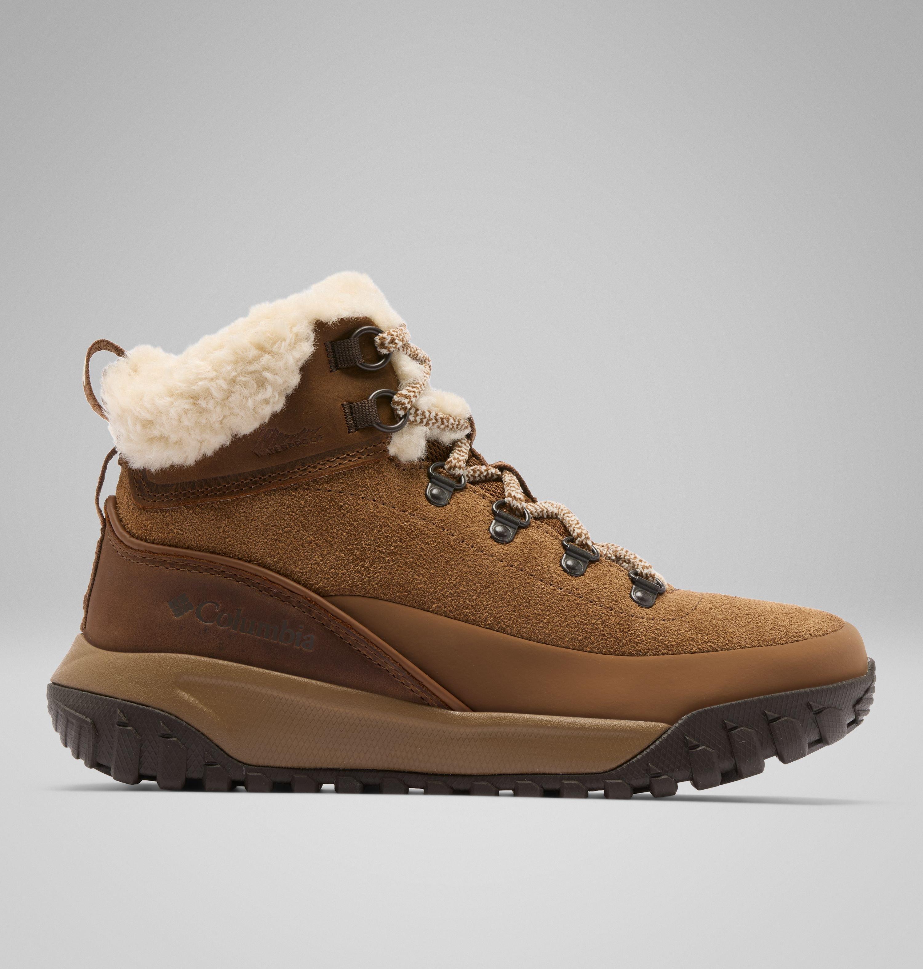 Winterstiefel COLUMBIA "BURNSIDER COZY™", Damen, Gr. 39, atmungsaktiv, nutmeg, cordovan, Textil, Schuhe Winterstiefel, wasserdichte Ausführung, wärmende Ausstattung, knöchelhohe Form nutmeg, cordovan 39, atmungsaktiv
