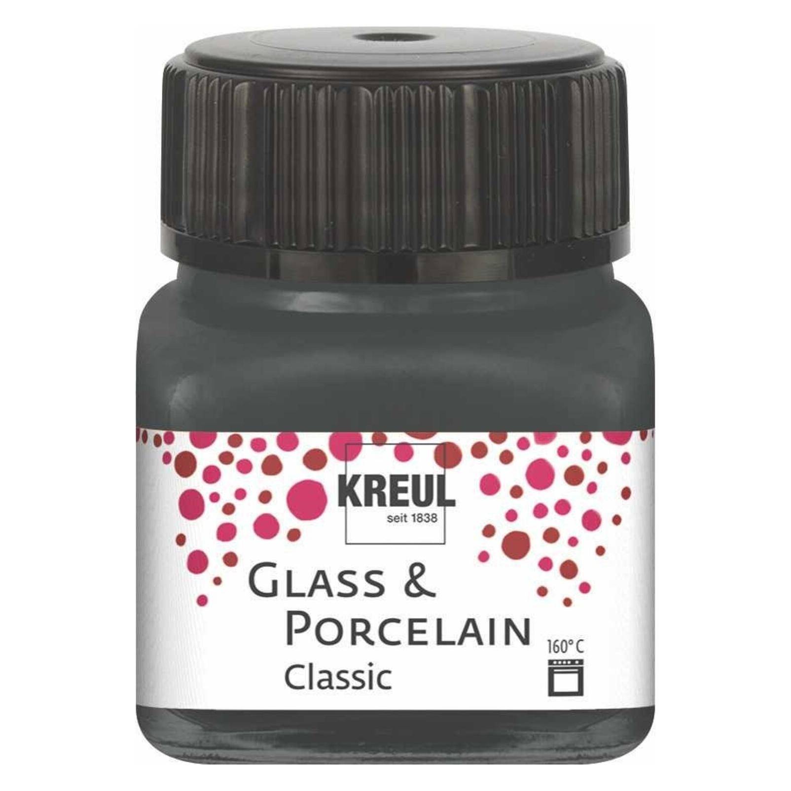 Kreul Glass & Porcelain Classic, Porzellan- und Glasfarbe (20 ml) (4000798162313)