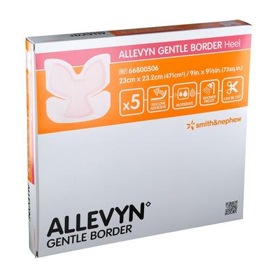 Allevyn Gentle Border Heel 23x23,2 cm Schaumv. 5 St Verband