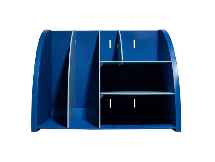 EXACOMPTA Organiseur de bureau The Organizer Bee Blue - Bleu marine/bleu clair