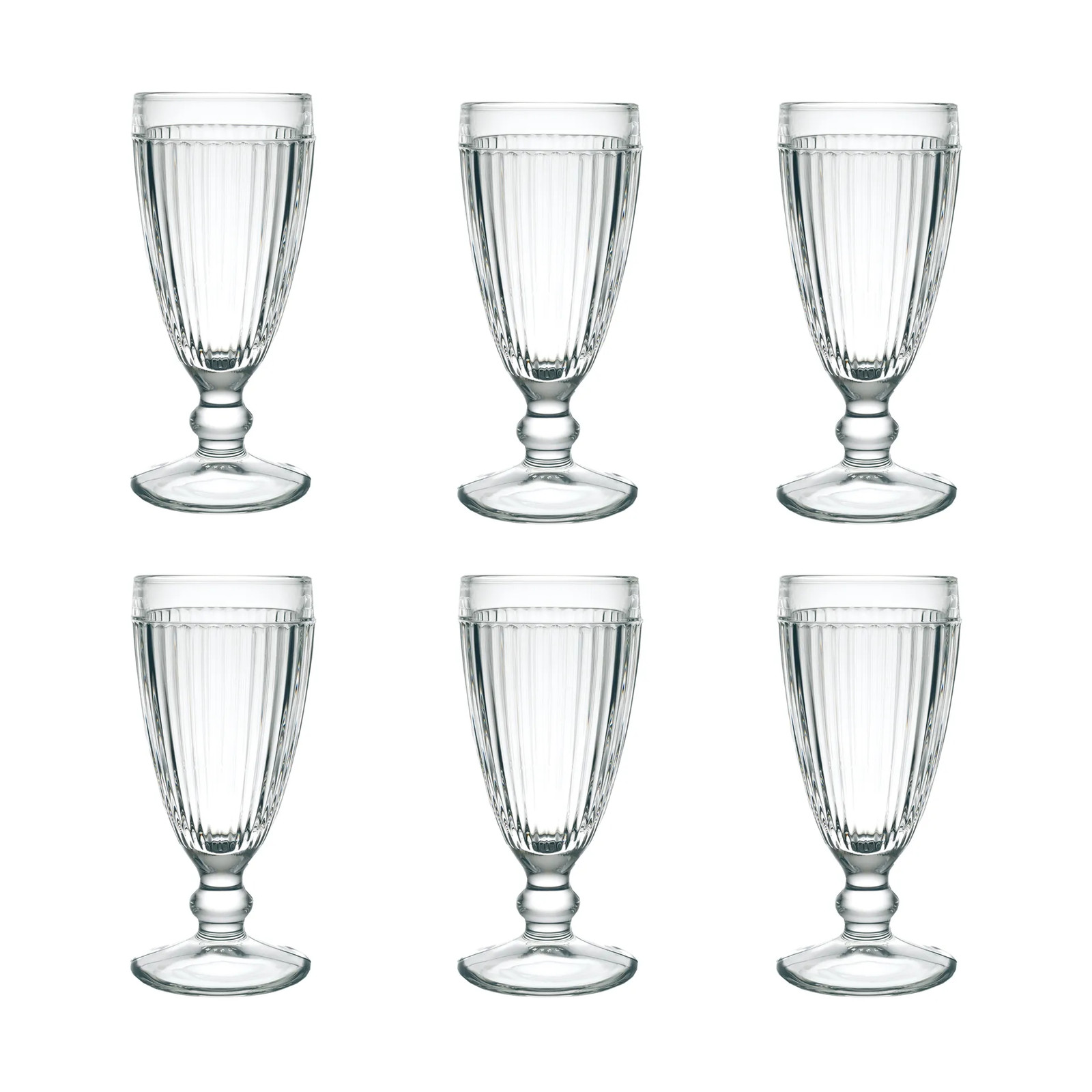 La Rochère Antillaise beker 29 cl, 6 stuks, Transparant