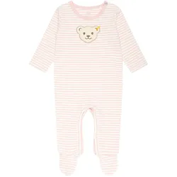 Steiff Baby-Strampler - Baby - Gr. 80 - rosa/gestreift