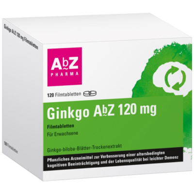AbZ Pharma GmbH GINKGO AbZ 120 mg Filmtabletten 120 St 14164739