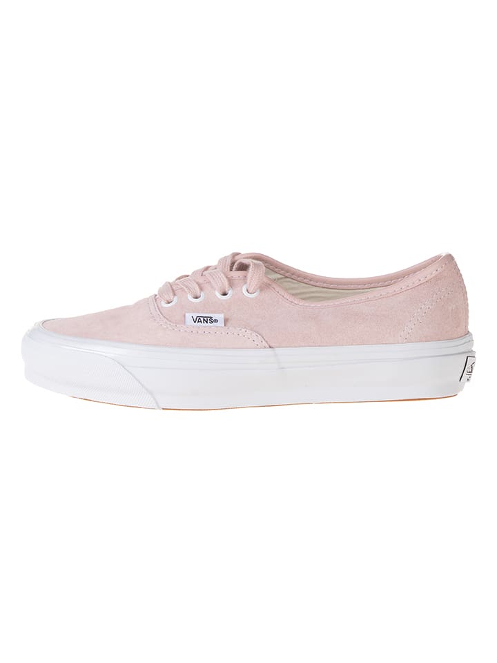 Vans Leder-Sneakers "Authentic" in Rosa - 36