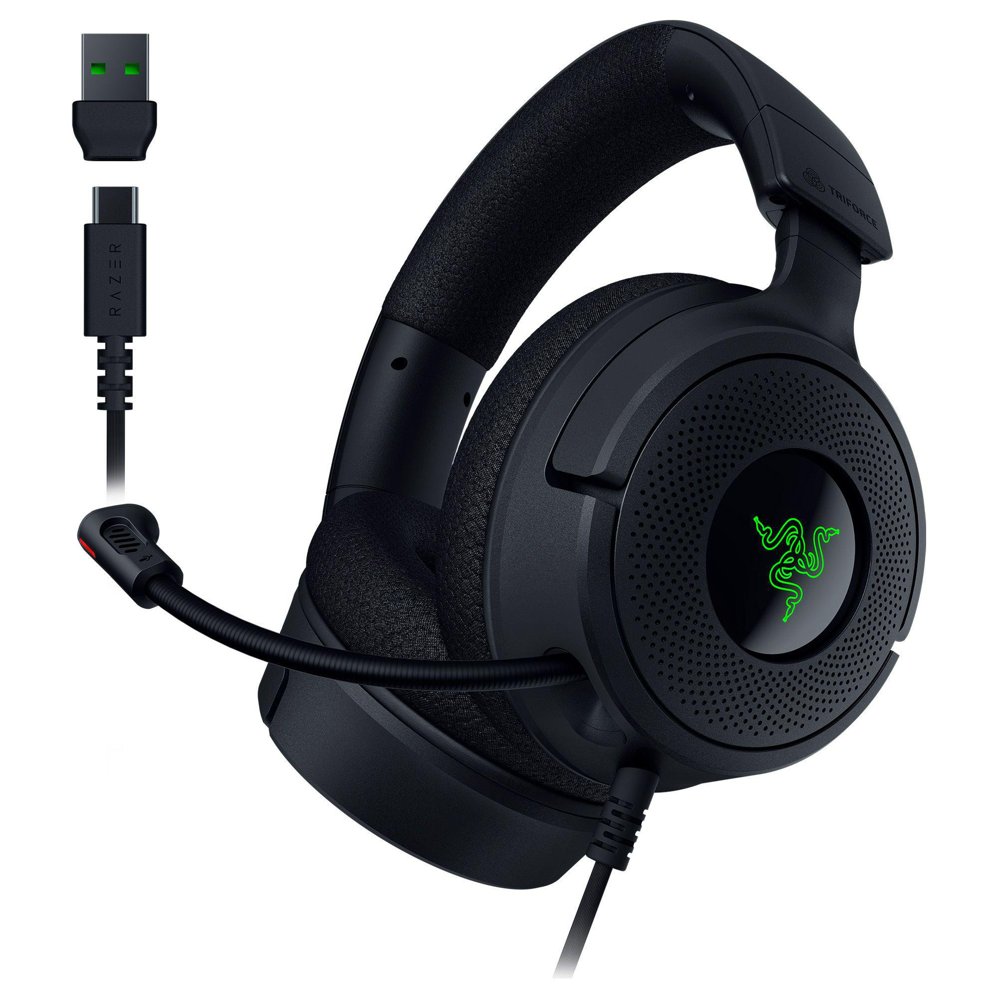 Razer Kraken V4 X Gaming Headset kabelgebunden / kabellos Schwarz