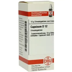 Capsicum D 12 Globuli 10 g
