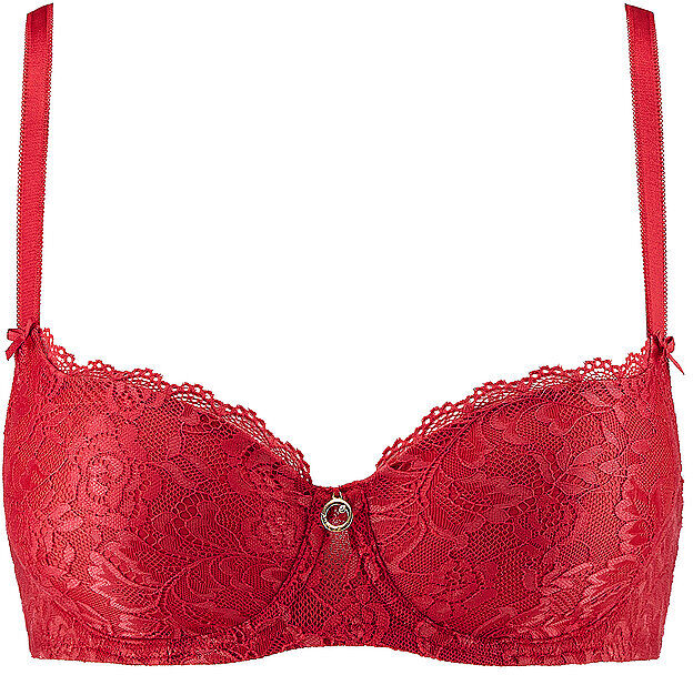 AUBADE BH mit Halbschale ROSESSENCE gala rot   75B 75B