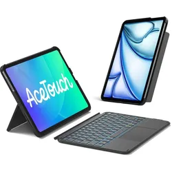 Inateck KB04122-RGB (DE), Tablet Tastatur, Grau