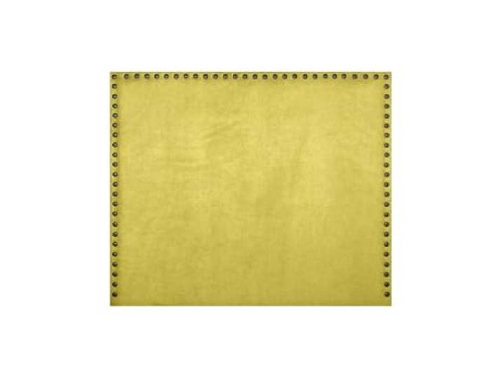 Matris Kopfteil mit fleckenabweisendem Siena-Gewebe, dekorative Nieten, 120 cm hoch und 13 Farben, Pistazie, 130 x 120 x 8 cm, Bett 120 cm