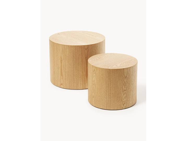 Tables basses en bois Dan, 2 pièces