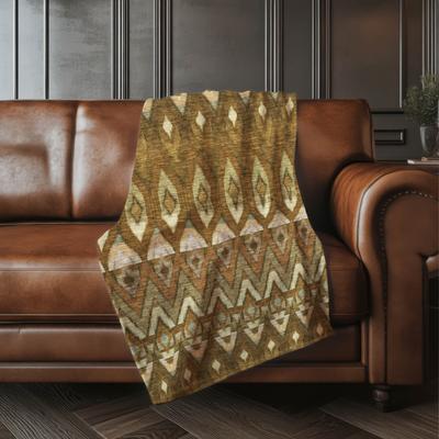Addison Rugs Premium Machine Washable Boho Global Sherpa Throw Blanket