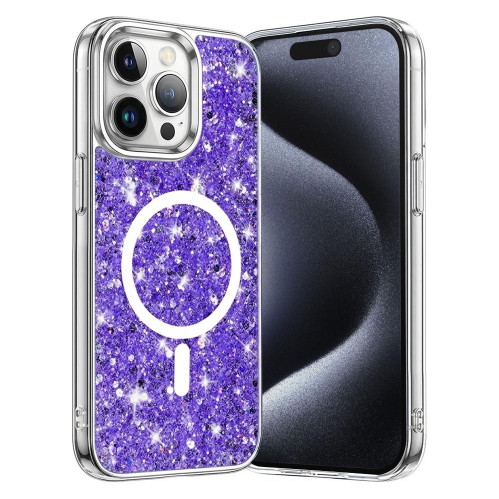 Techsuit - Sparkly Glitter MagSafe - iPhone 15 Pro - Purple (Apple iPhone 15 Pro) (56349445)