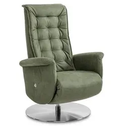 Segmüller Werkstätten Sessel Comforte Uno 03 Aida D4 Stoff Grün