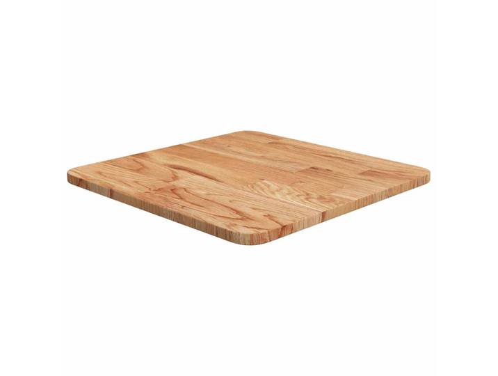 vidaXL Tischplatte Quadratisch Hellbraun 40x40x1,5cm Behandelte Eiche