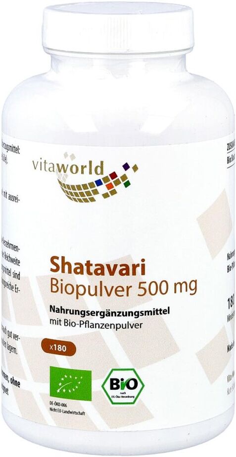 Shatavari 500 Mg Bio Kapseln 180stk