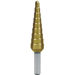 RUKO Stufenbohrer HSS TiN mit 3 Schneiden gerade Nut - 101350-9T