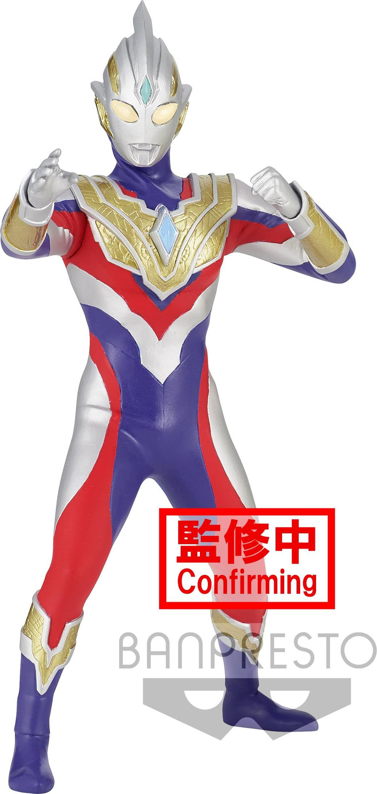 Banpresto Ultraman Trigger Actiefiguur Moedige Held Versie A, 18 cm