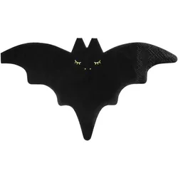 PartyDeco 20 Servietten Fledermaus