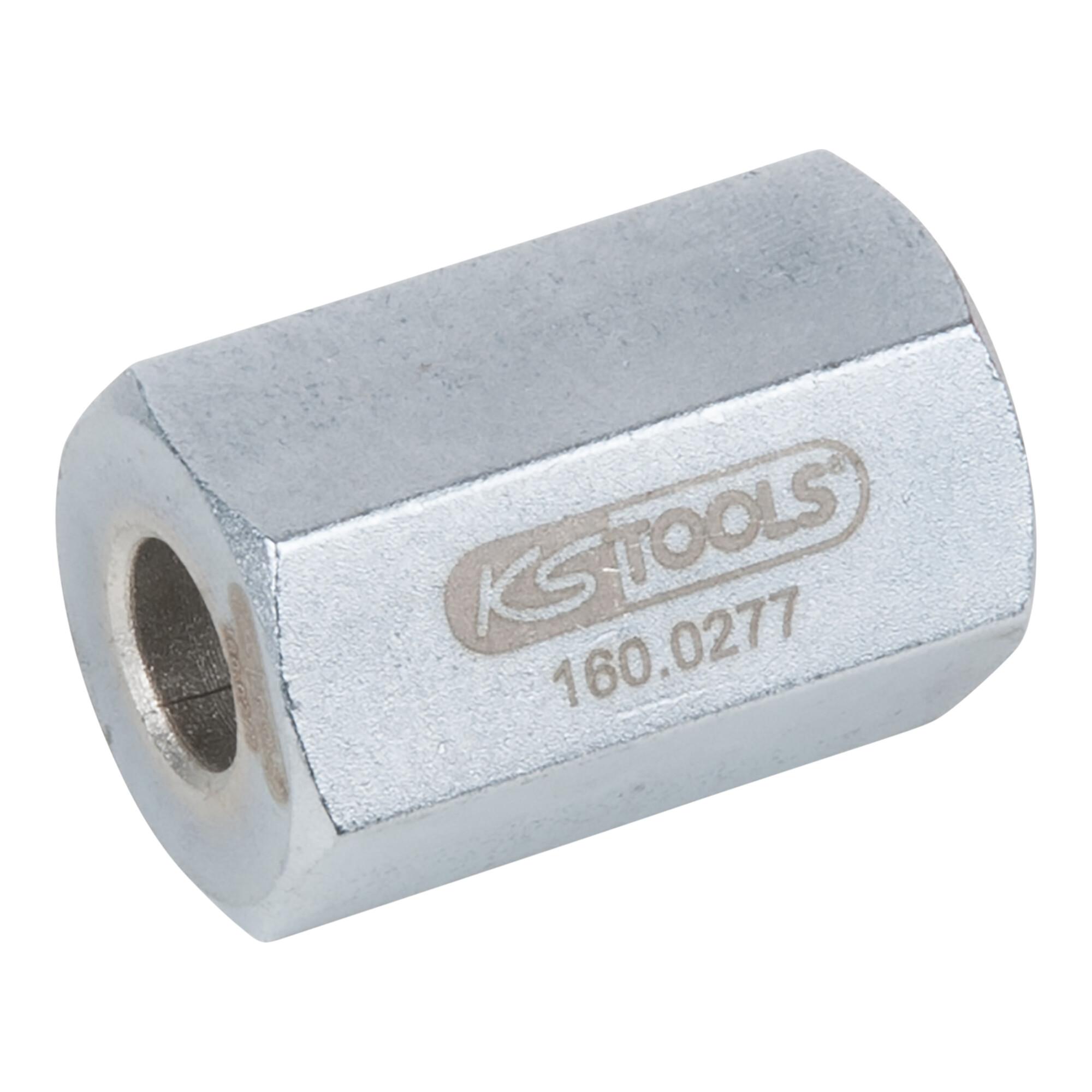 KS Tools Mutter, Außensechskant 19 mm, Innendurchmesser 6 mm (160.0277)