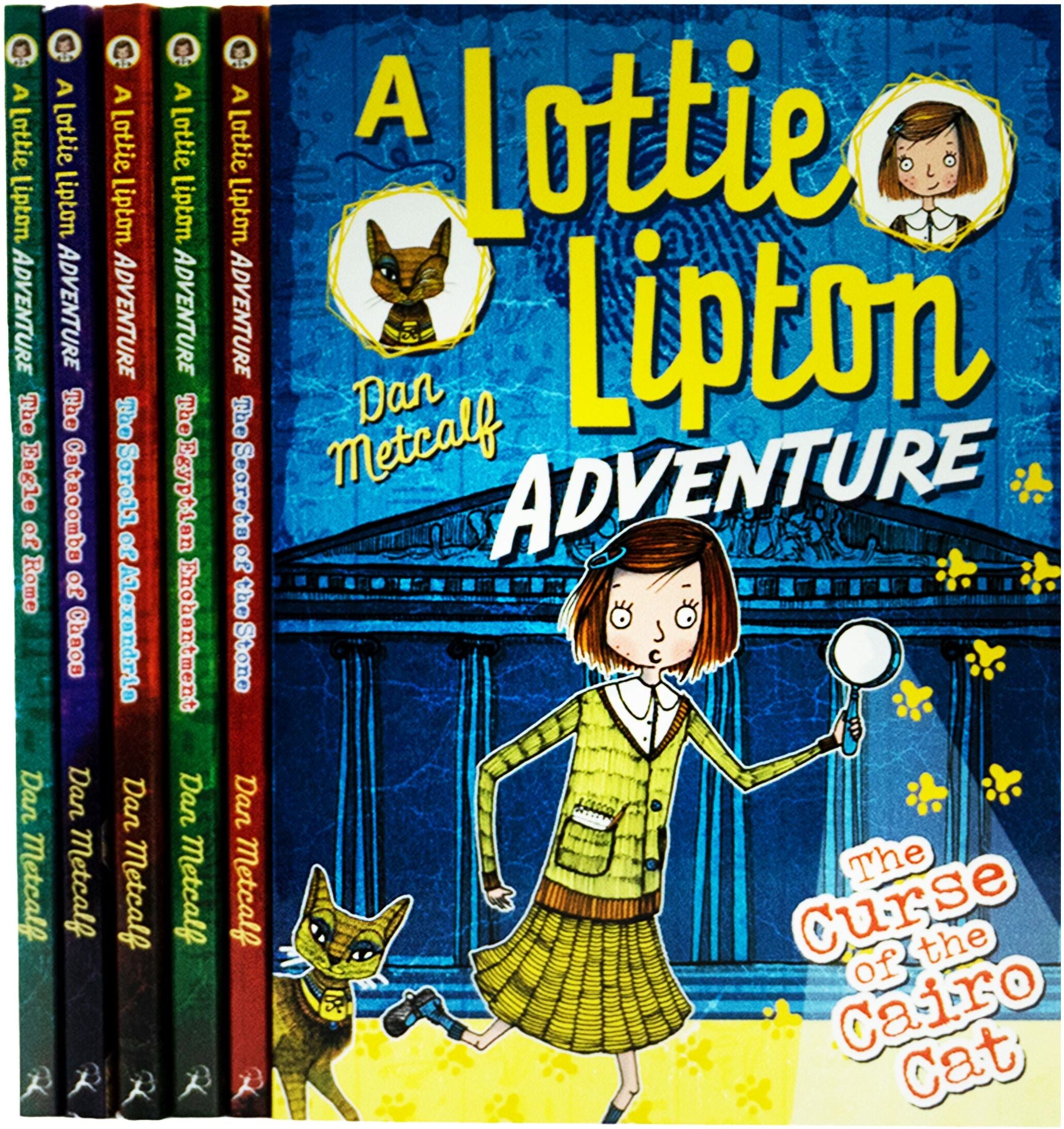 The Lottie Lipton Adventures Series by Dan Metcalf: 6 Books Collection Set - Ages 7-9 - Paperback Bloomsbury Publishing PLC