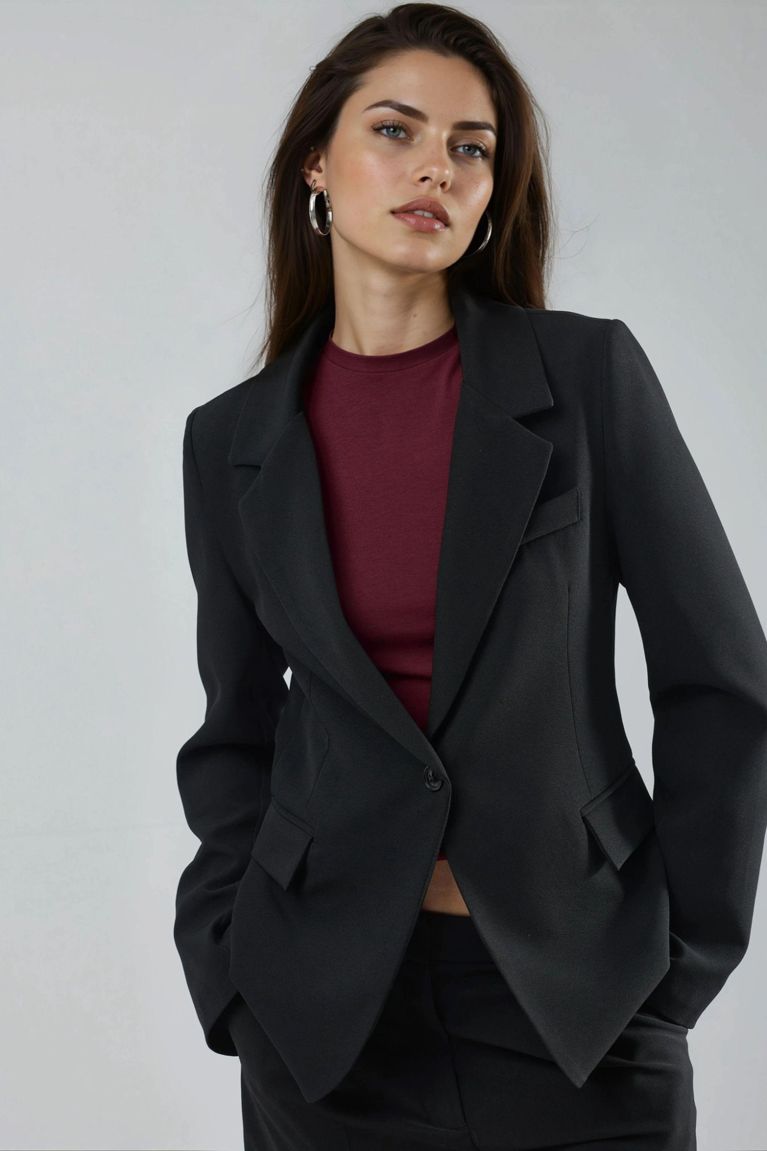 Schlanker Blazerjacke