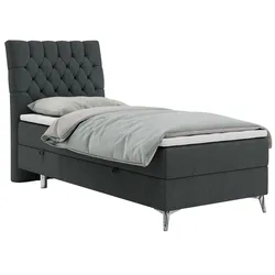 BOXBETT MILEN 90/200 Dunkelgrau Struktur - H3 - Links Seite