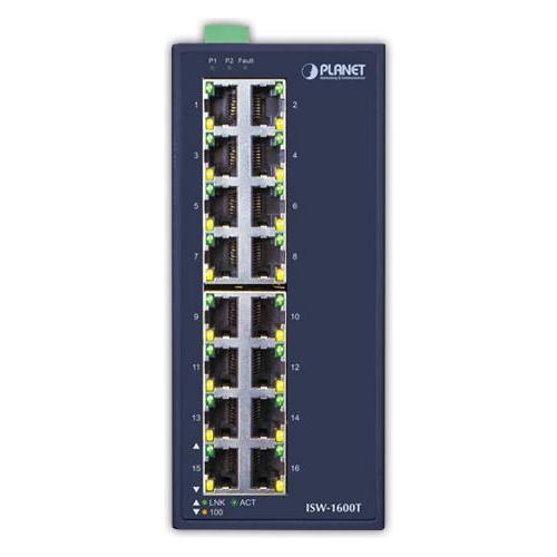 Planet ISW-1600T Netzwerk-Switch Fast Ethernet (10/100) (16 Ports) (ISW-1600T)