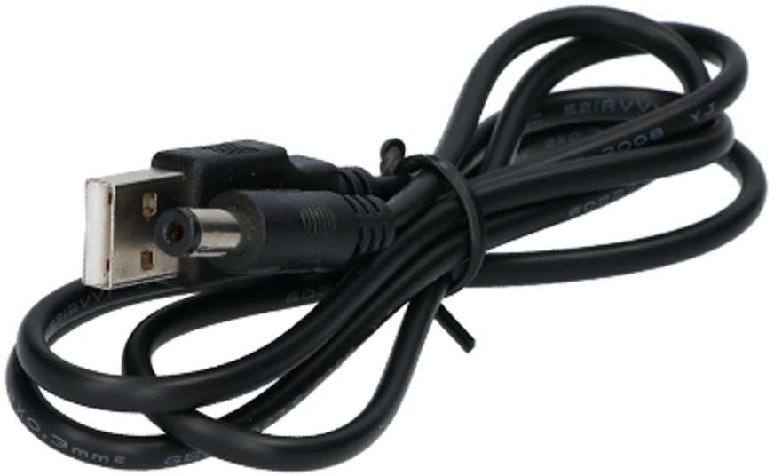 HOFTRONIC USB-DC-Kabel 2 m - Stromkabel - 5,5 x 2,1 mm