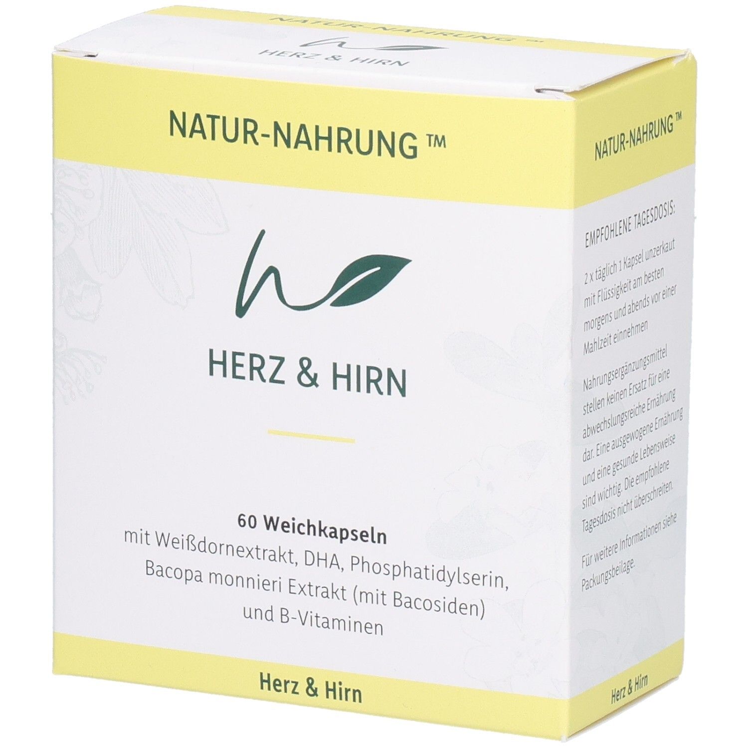 Natur-Nahrung Herz & Hirn Weichkapseln 60 St