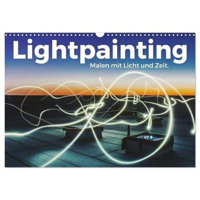 Lightpainting - Malen mit Licht und Zeit (Wandkalender 2027 DIN A3 quer), CALVENDO Monatskalender
