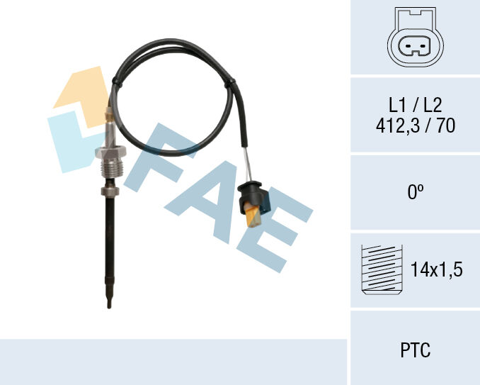 Fae Sensor, Abgastemperatur 68039 Für Mercedes