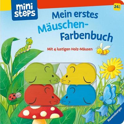ministeps: Mein erstes Mäuschen-Farbenbuch, Gebundene Ausgabe von Sandra Grimm, Ravensburger Verlag GmbH, 978-3-473-30272-7