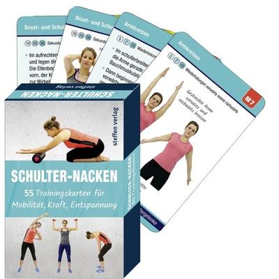 Trainingskarten: Schulter-Nacken, Gebundene Ausgabe von Ronald Thomschke, Steffen Verlag, 978-3-95799-094-5
