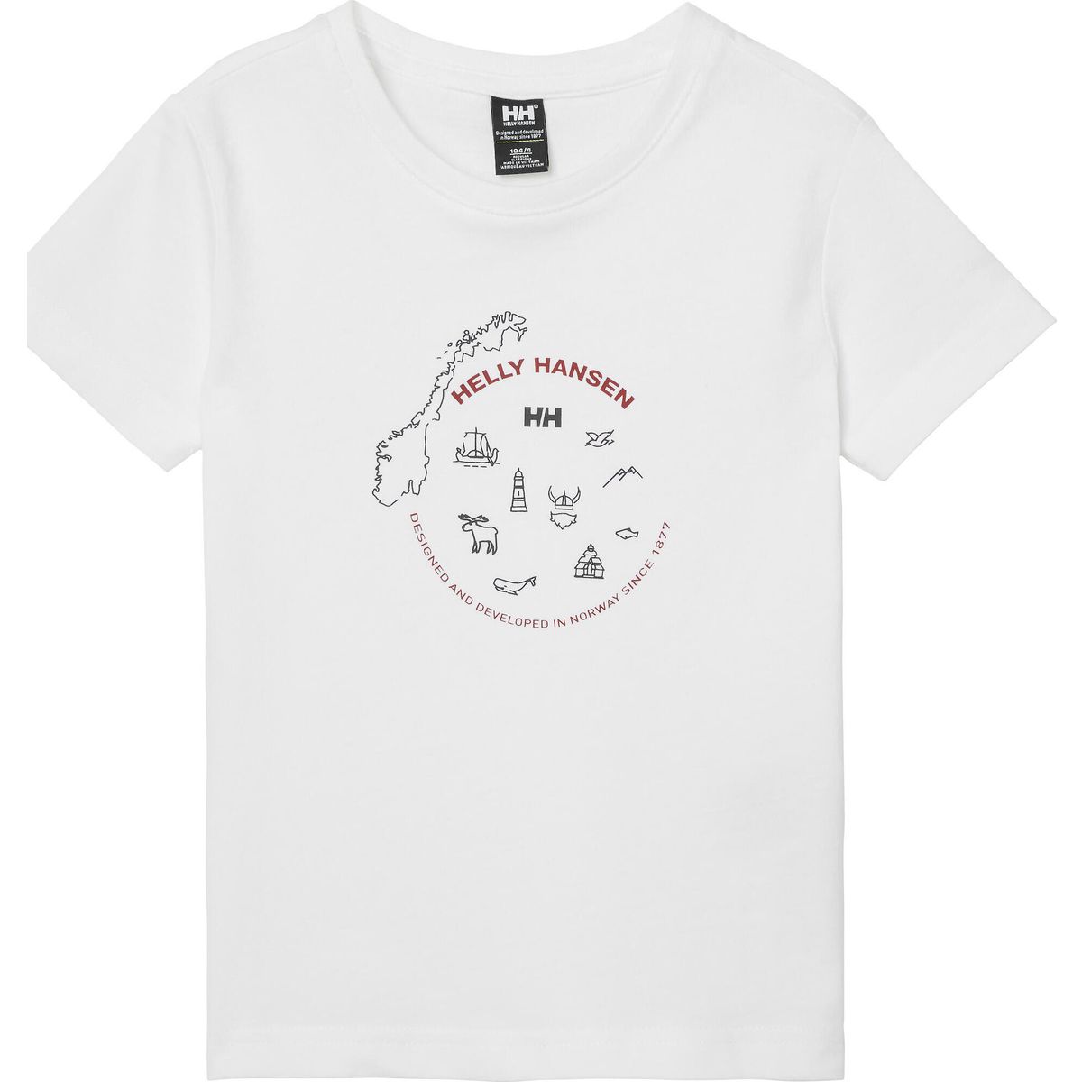 Helly Hansen K HH Graphic T-shirt white (001) 2 41125_001-2