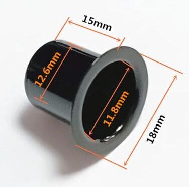 Uplift Essentials Metal Candle Drip Protectors (10 Piece Set) black 11.8mm 10pcs