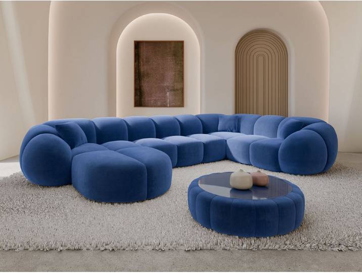 Sofa Dreams Wohnlandschaft Polster Wohnlandschaft Valderosa XL U-Form, Wohnlandschaft, U-Form, Moderne Wohnlandschaft in U-Form, 2 Zierkissen inklusive