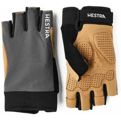 Hestra Bike Guard D3O Short Fahrradhandschuhe 5-finger grey- Gr. 7