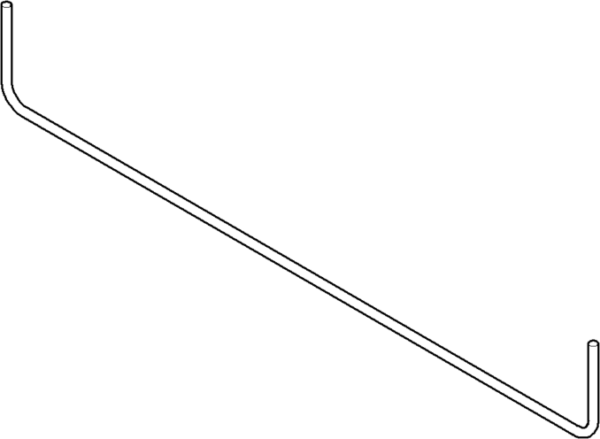 Dornbracht Rundschnur d2 x 205 mm 09140350490 roh