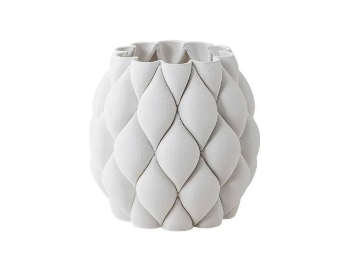 Vase en céramique imprimé en 3D, Pot de plantes créatif, décoration de Table, ornement pour Arrangement floral, décor esthétique de salle