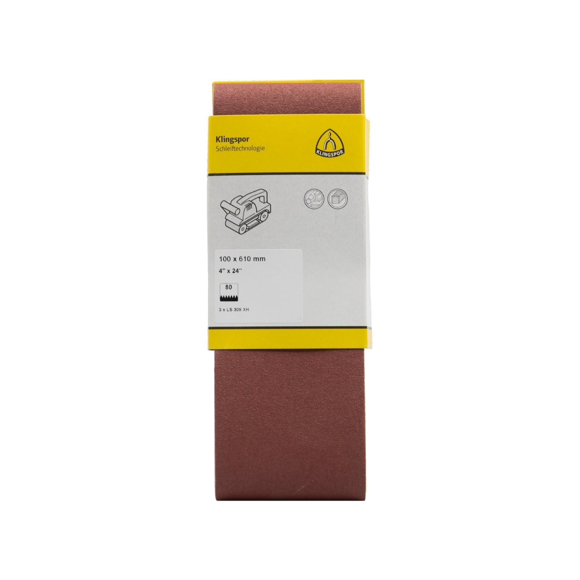 Klingspor Schleifband 100x610/Korn-80 (7082)