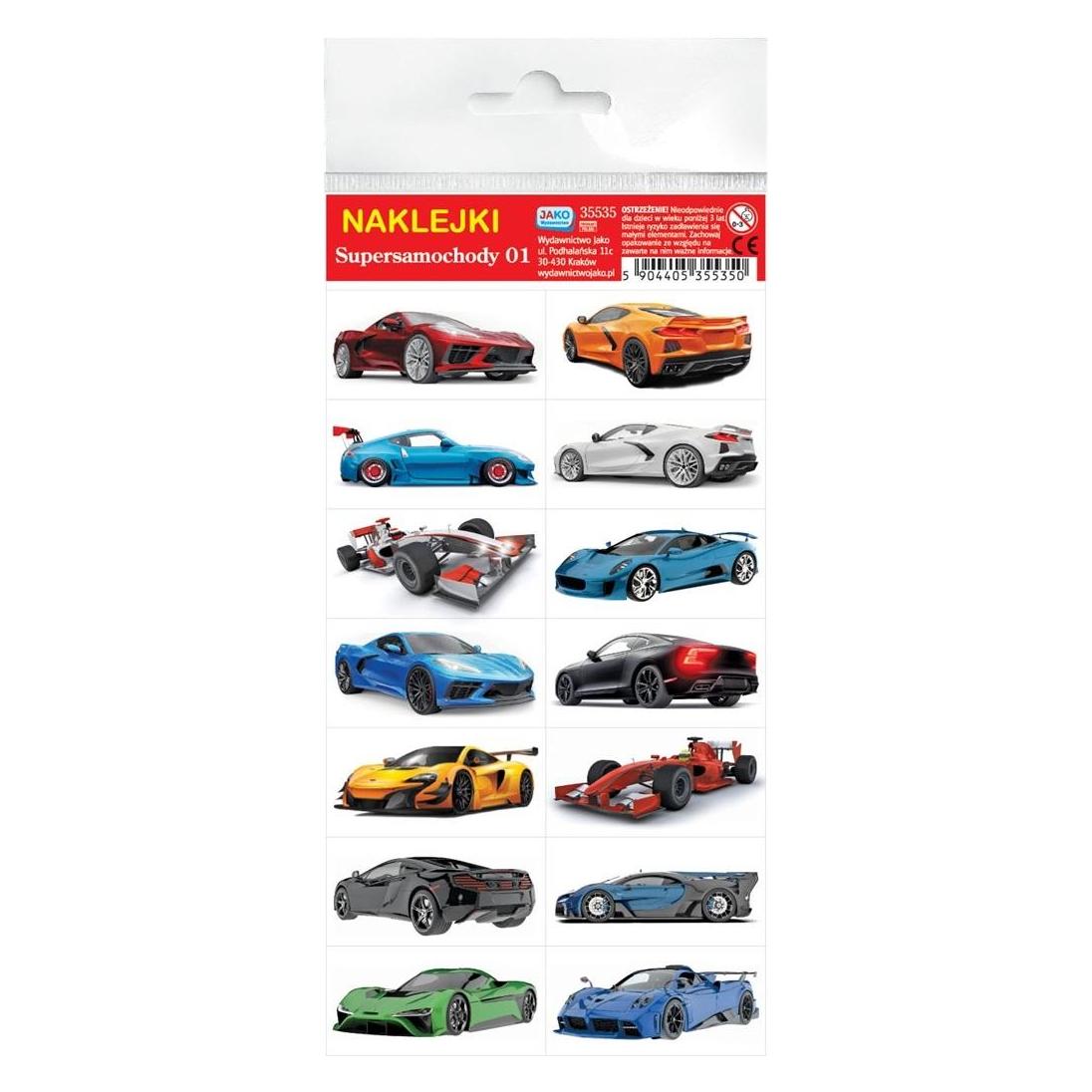 Incood Aufkleber. Supersportwagen (14 Sticker) (47995879)