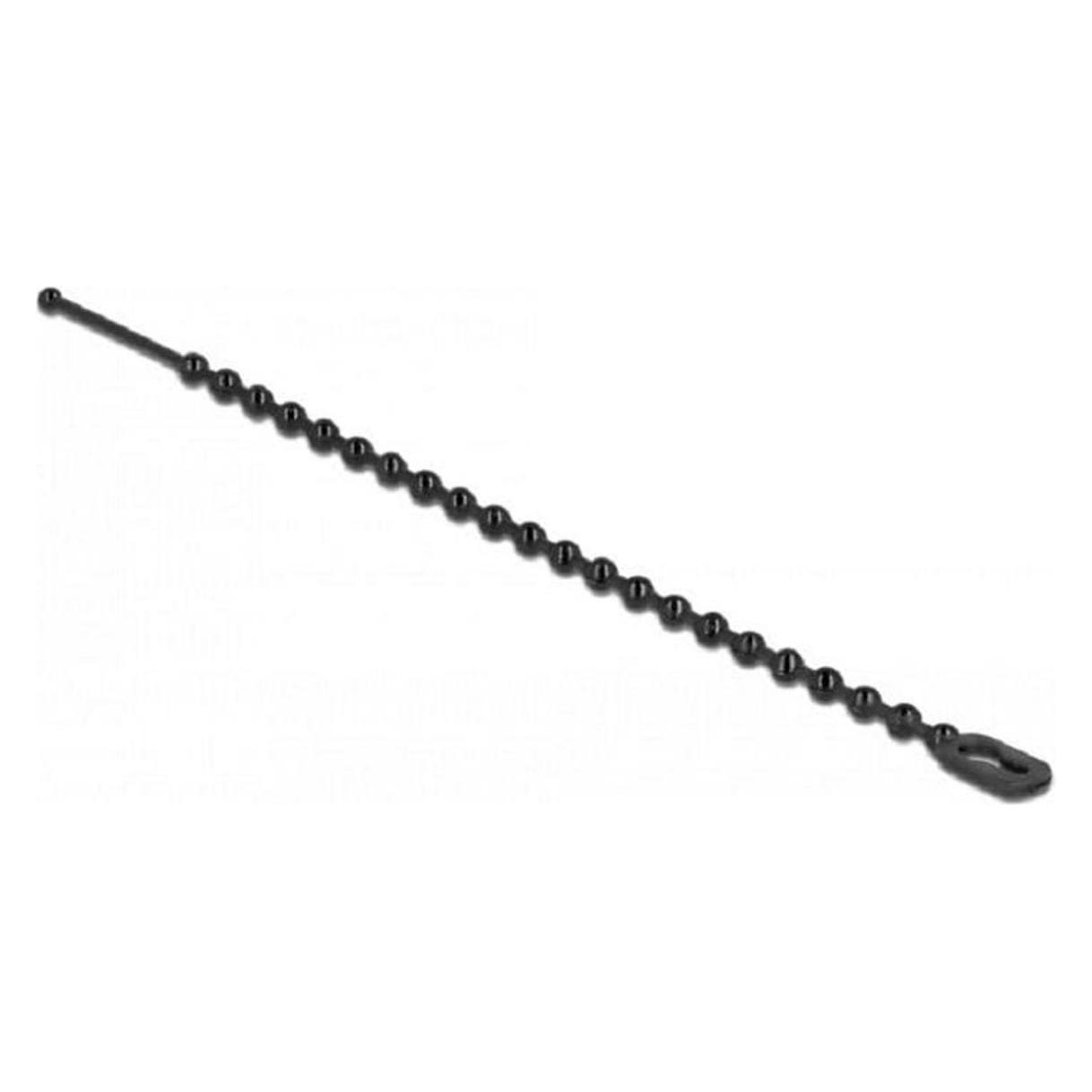 Delock Blitzbinder wiederverwendbar L 100 x B 2,4 mm schwarz 100 Stück (100 mm, 100 Stk.) (19566)
