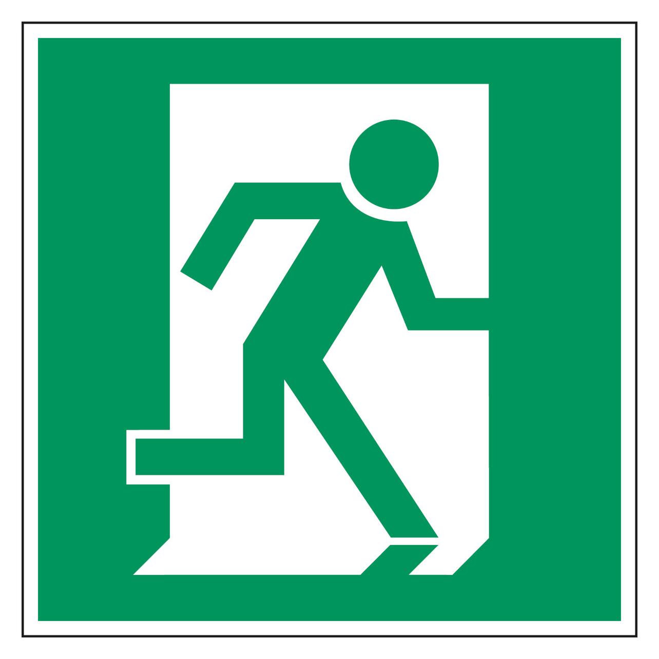 Brady PIC 383-200X200-B7527, Fluchtwegkennzeichnung - Rettungsweg (222557)