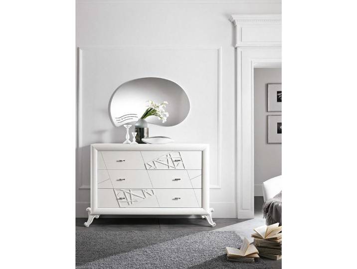 Xlmoebel Schubkastenkommode Braune Massivholz-Kommode mit Schubladen und Fächern (Kommode, 1 St., Kommode), Hergestellt in Europa